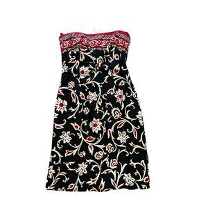 Bloomindale's Laundry by Shelli Segal Strapless Silk Dress sz 2 NEW